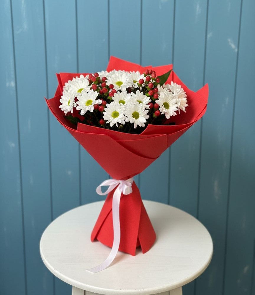 Букет цветов из: Хризантемы в Прималкинском