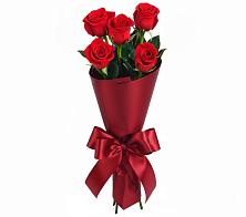 Букет 5 Красных роз Эдлесс Лав в Прималкинском