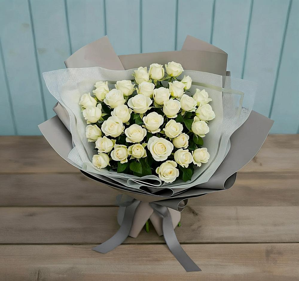 Букет Белоснежная нежность в Прималкинском