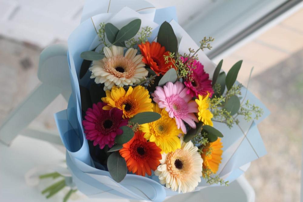 Букет цветов из: Герберы в Прималкинском