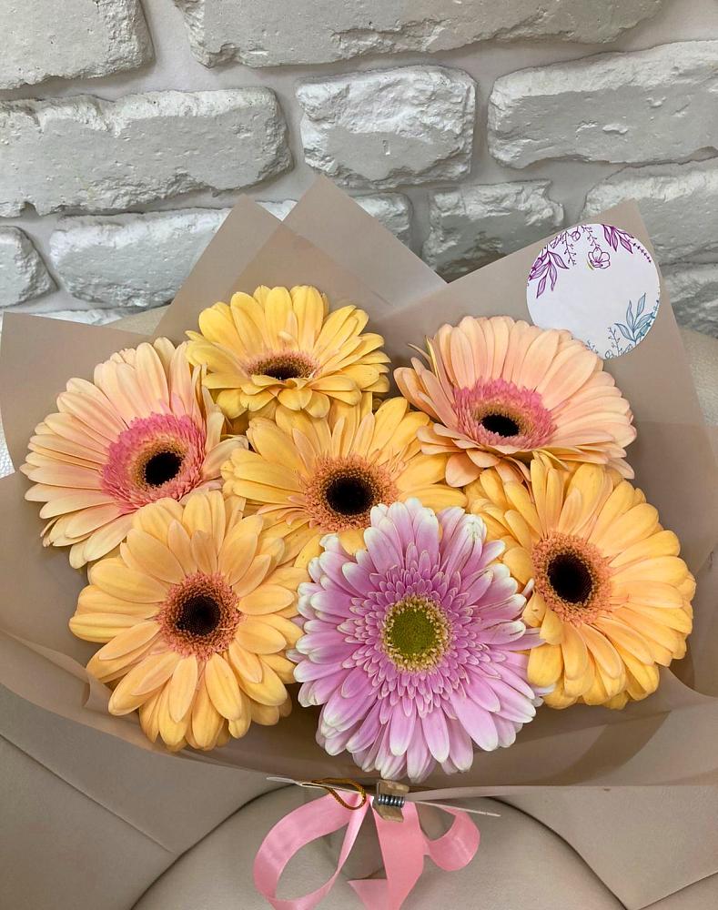 Букет цветов из: Герберы в Прималкинском