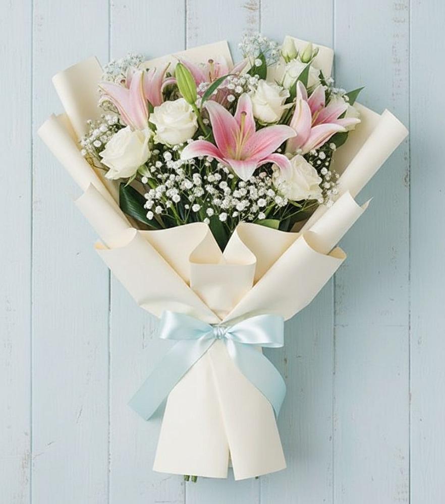 Букет цветов из: Лилии в Прималкинском