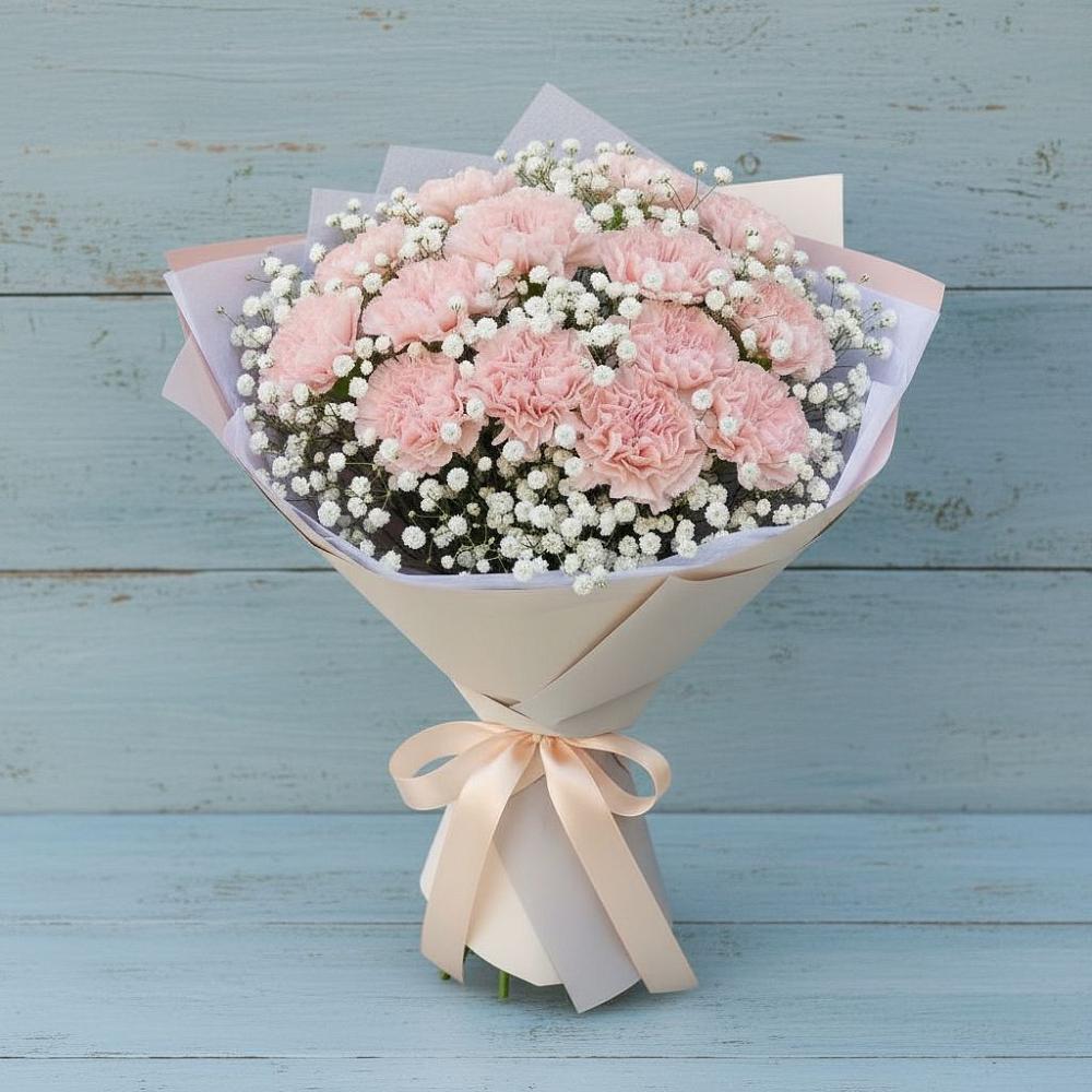 Букет цветов из: Гвоздики в Прималкинском