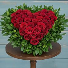 Цветочная композиция из Розы в виде сердца в Прималкинском