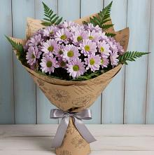 Букет цветов из:  Хризантемы #REPLACE_PRED# Прималкинском