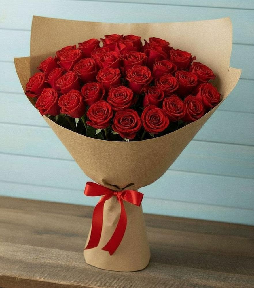 Букет Красные розы Милано в Прималкинском