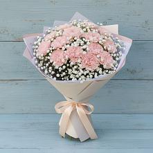 Букет цветов из:  Гвоздики #REPLACE_PRED# Прималкинском