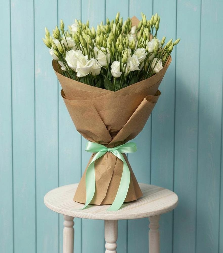 Букет цветов из: Лизиантусы в Прималкинском