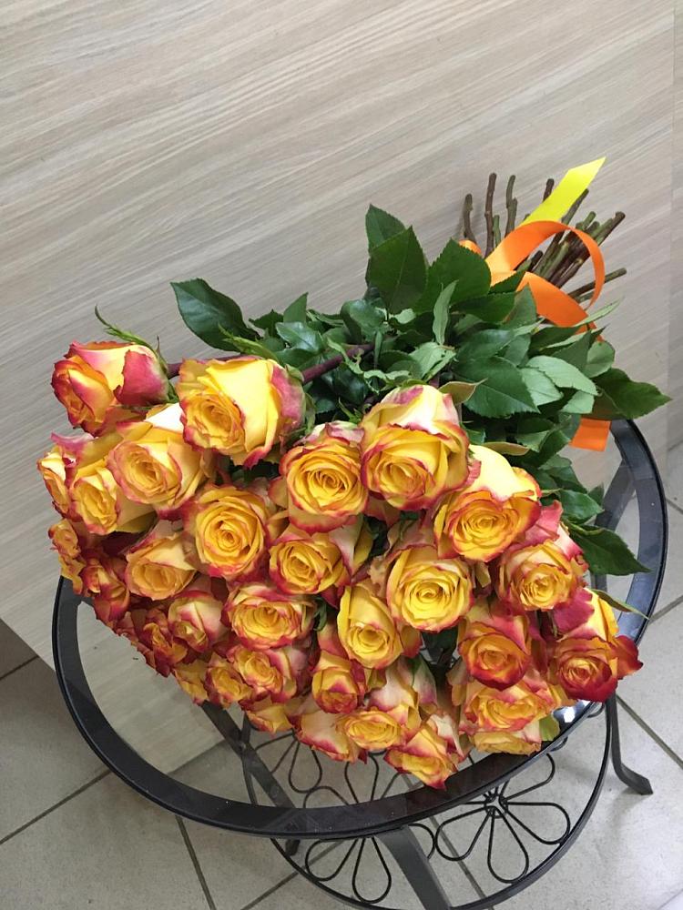 Букет Желтые розы в Прималкинском