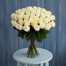 Букет 51 Белая роза Эдлесс Лав #REPLACE_PRED# Прималкинском