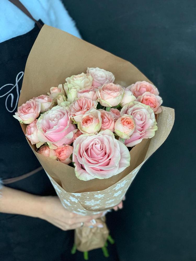 Букет цветов из: Хризантемы и Розы в Прималкинском