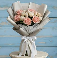Букет цветов из:  Розы #REPLACE_PRED# Прималкинском