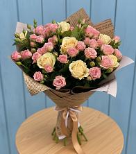 Букет цветов из:  Розы в Прималкинском