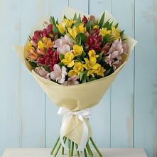 Букет цветов из:  Альстромерии в Прималкинском