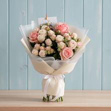 Букет цветов из:  Розы в Прималкинском