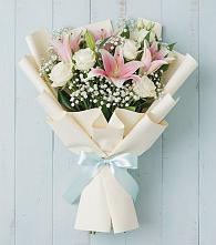 Букет цветов из:  Лилии #REPLACE_PRED# Прималкинском