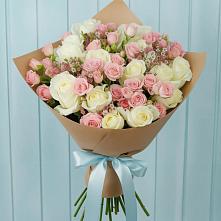 Букет цветов из:  Розы в Прималкинском