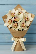 Букет цветов из:  Орхидеи и Розы в Прималкинском